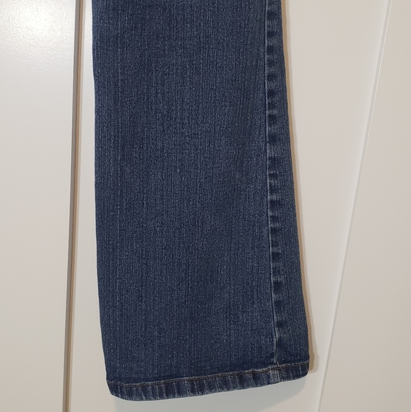 Au Blu Mid-rise Bootcut Denim Blue Jeans With Stretch Womens Size 7 - Picture 13 of 14
